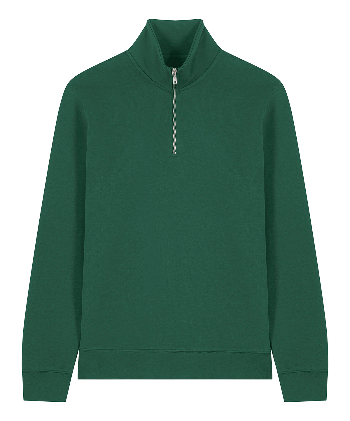 Organic Zip Neck Sweatshirt — Unisex
