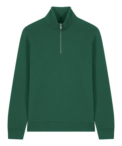 Organic Zip Neck Sweatshirt — Unisex