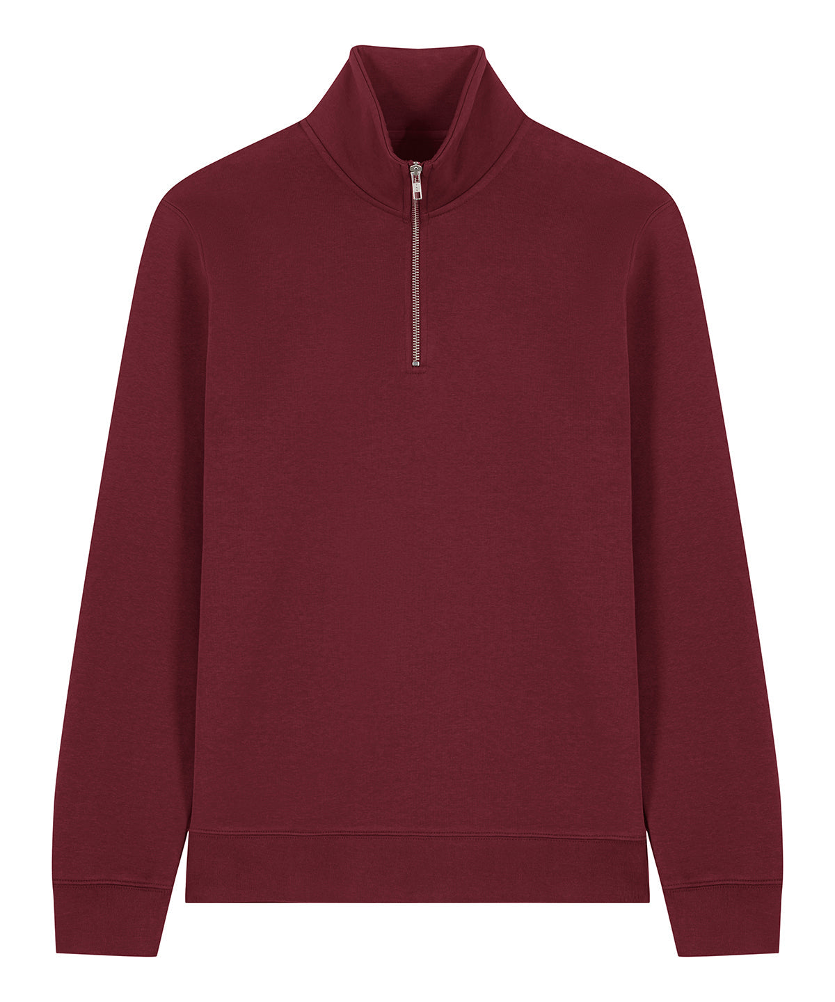 Organic Zip Neck Sweatshirt — Unisex
