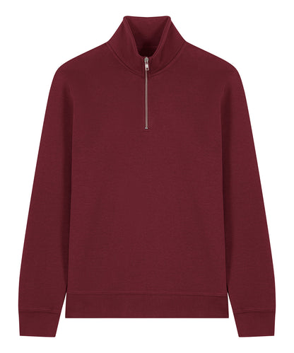 Organic Zip Neck Sweatshirt — Unisex