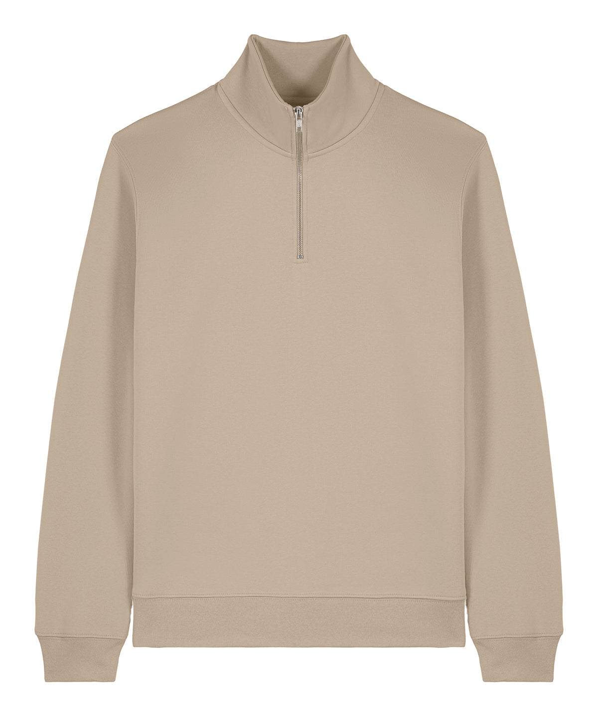 Organic Zip Neck Sweatshirt — Unisex