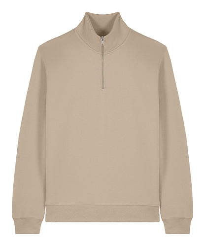 Organic Zip Neck Sweatshirt — Unisex