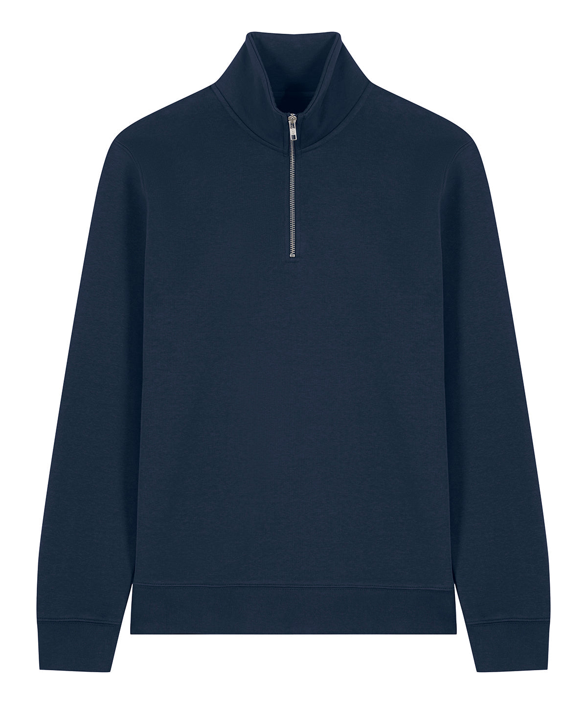 Organic Zip Neck Sweatshirt — Unisex