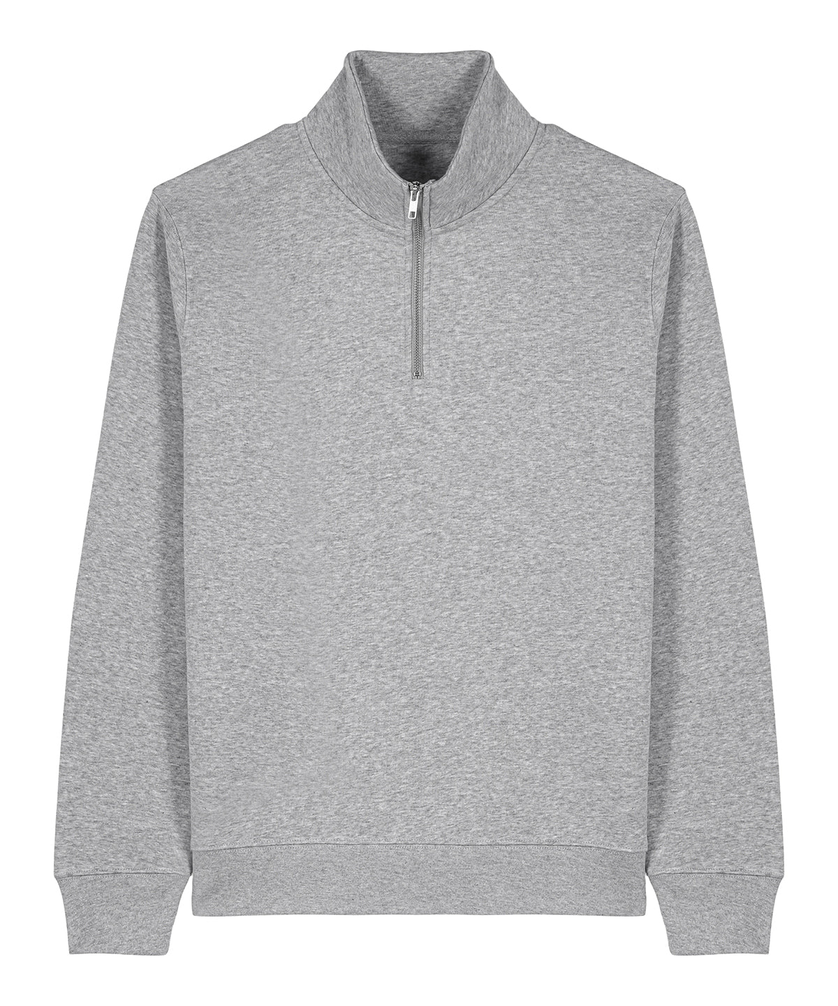 Organic Zip Neck Sweatshirt — Unisex