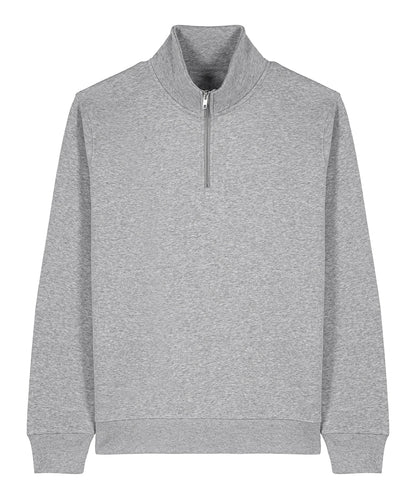 Organic Zip Neck Sweatshirt — Unisex