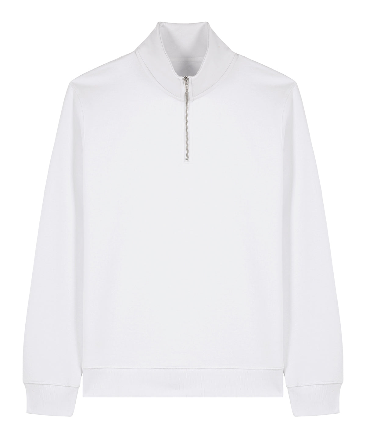 Organic Zip Neck Sweatshirt — Unisex