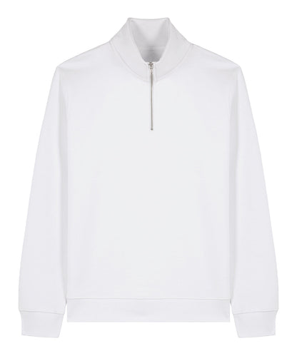 Organic Zip Neck Sweatshirt — Unisex