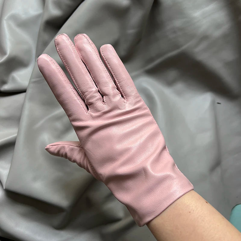 Women's Genuine Leather Gloves – Thin Lined