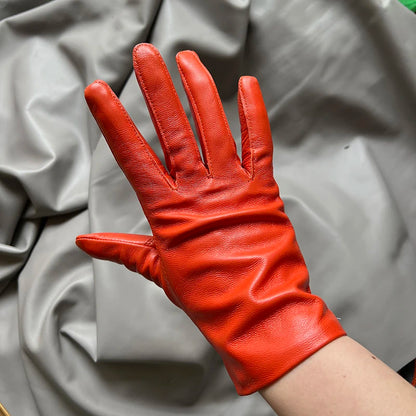 Women's Genuine Leather Gloves – Thin Lined