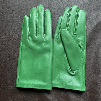 Women's Genuine Leather Gloves – Thin Lined