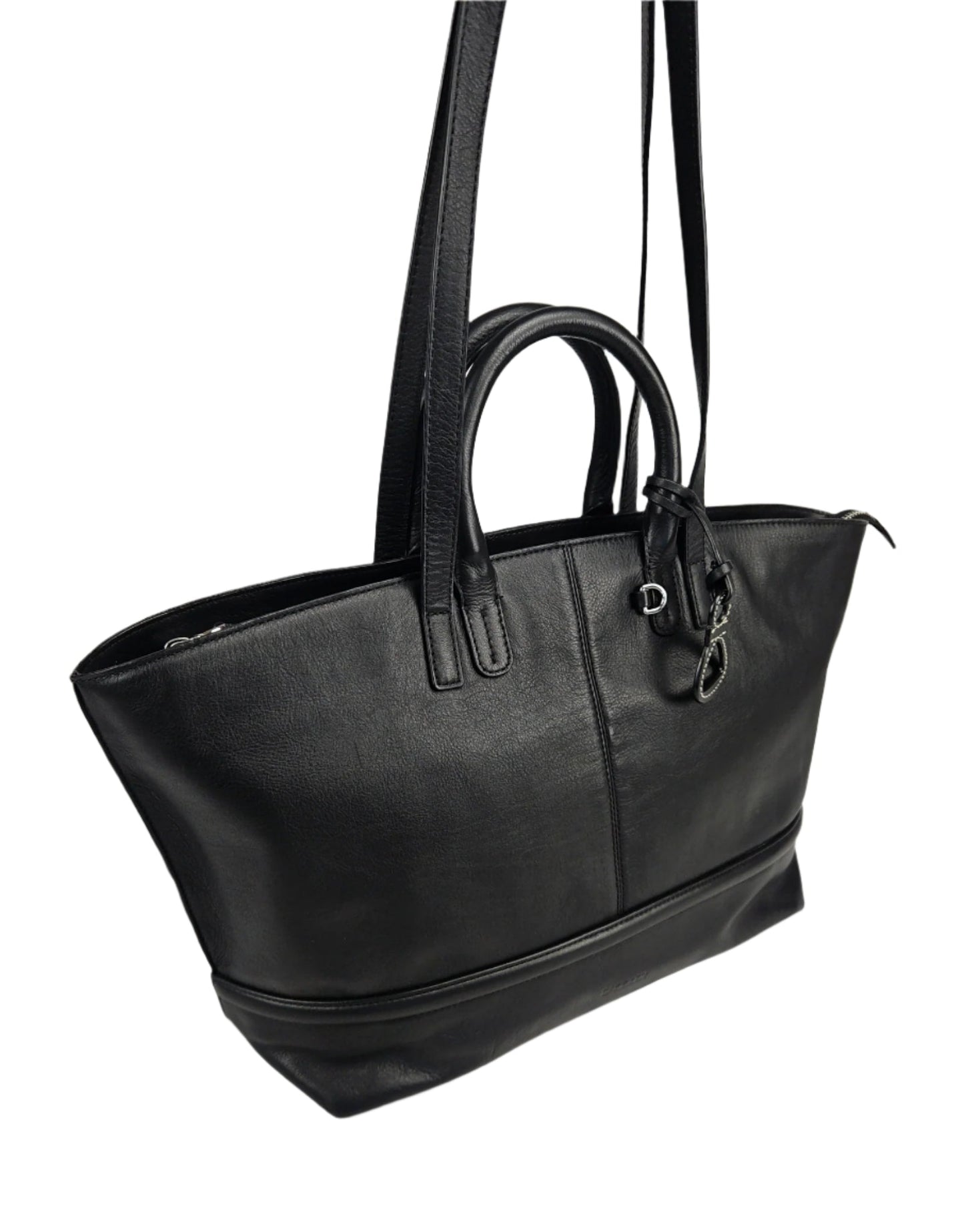 Victoria Leather Tote Bag - Bascora