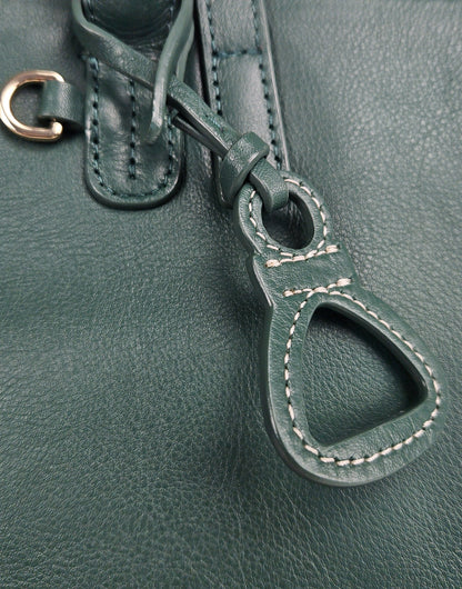 Victoria Leather Tote Bag - Bascora