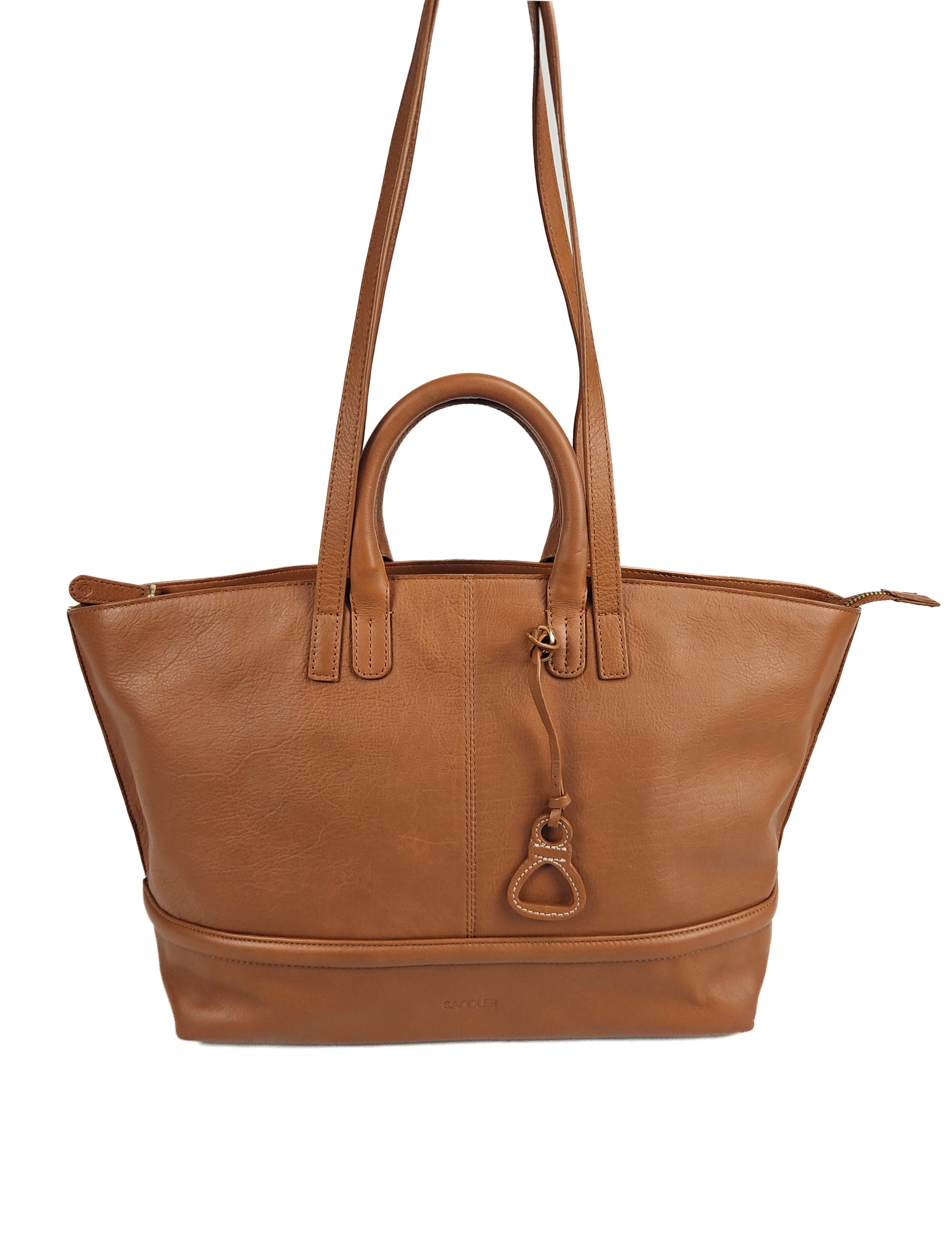 Victoria Leather Tote Bag - Bascora