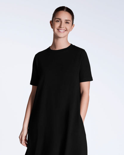 The Long Line T-Shirt Dress – Organic Cotton