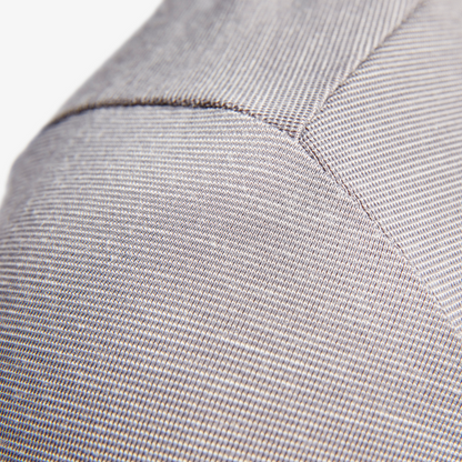 Close-up of a gray fabric texture