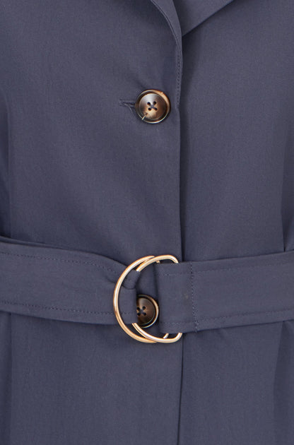 The Trench – Navy Belted Coat