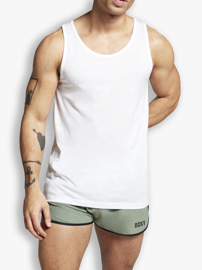 The Stunt Vest | White - Bascora