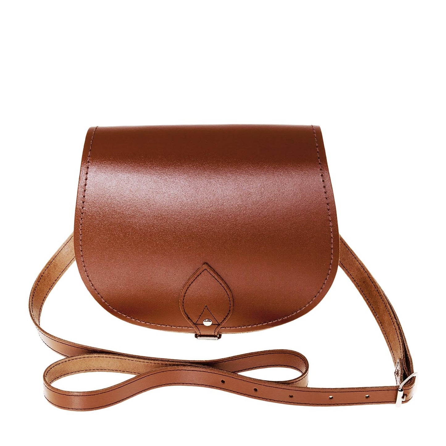Handmade Leather Saddle Bag – Chestnut