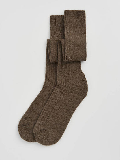 Wool Knee-High Socks