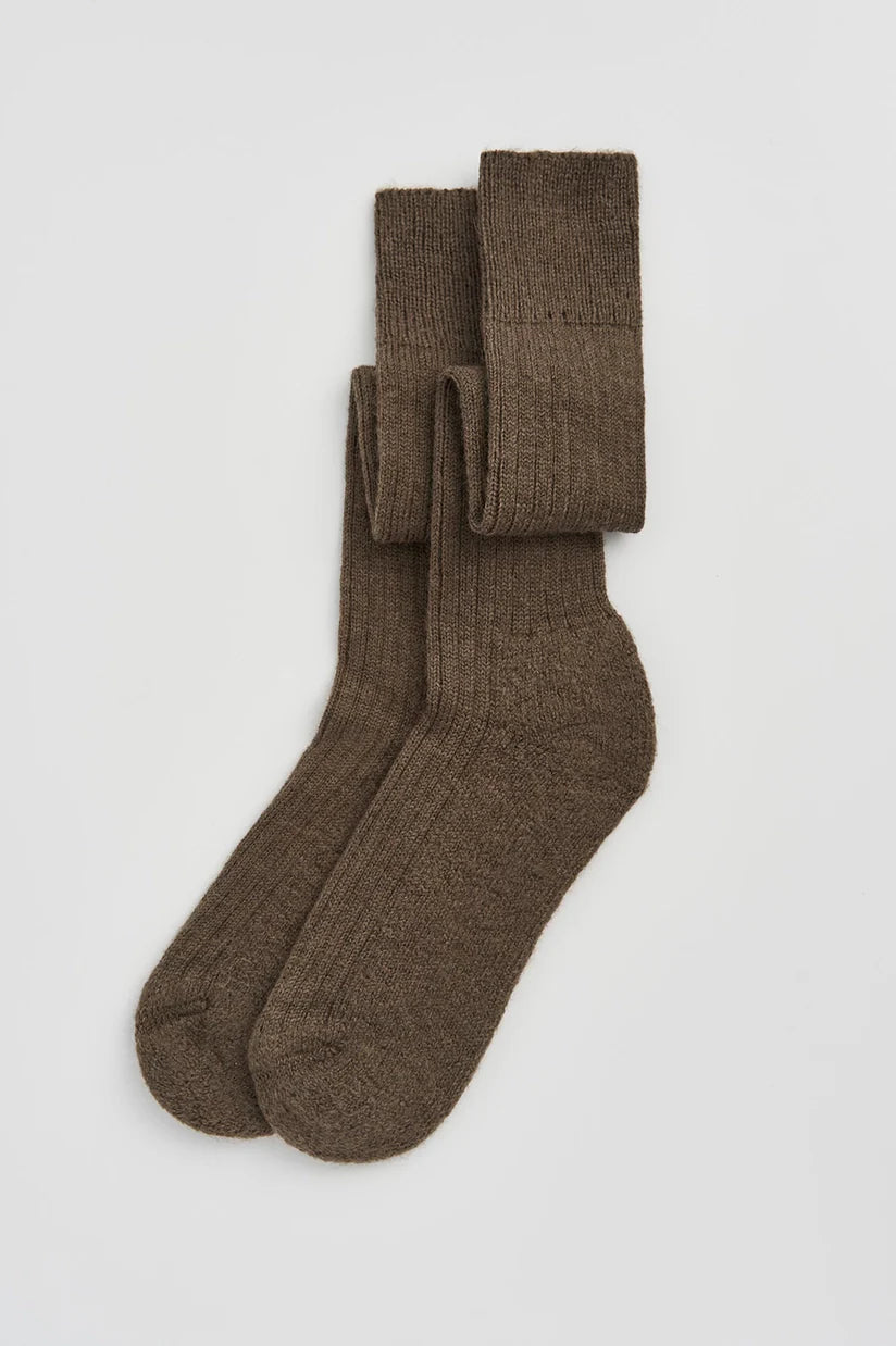 Wool Knee-High Socks