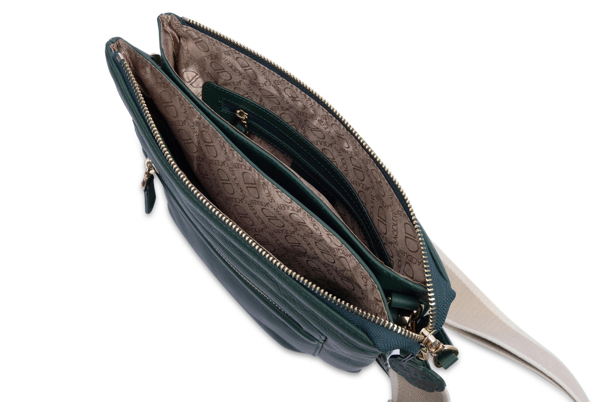 Ellen Leather Crossbody Bag - Bascora