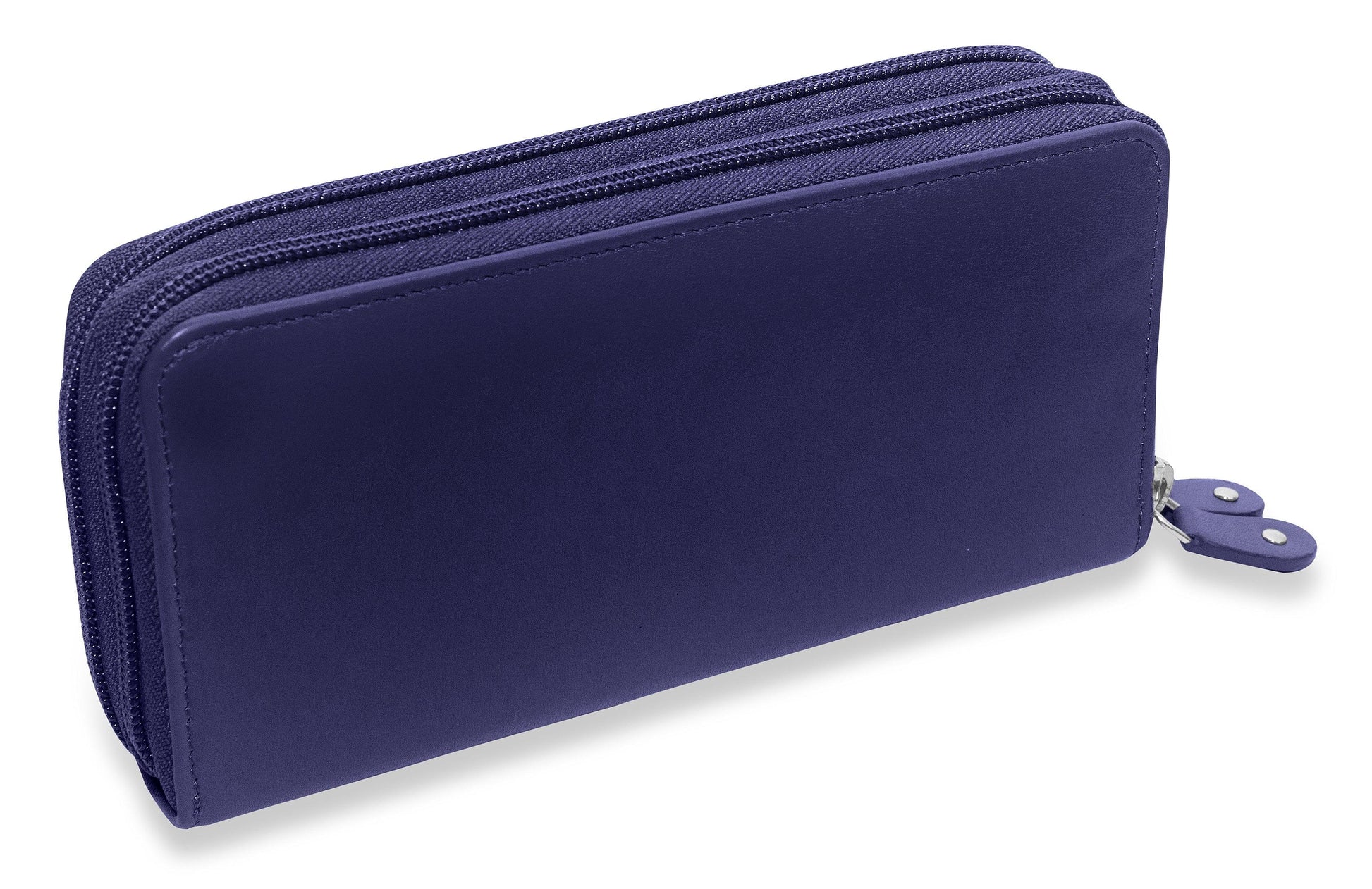 Gabriella RFID Leather Double Zip Around Purse - Bascora