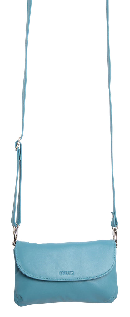 Audrey Leather Crossbody Bag & Clutch - Bascora