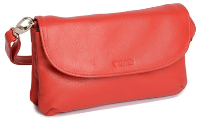 Audrey Leather Crossbody Bag & Clutch - Bascora