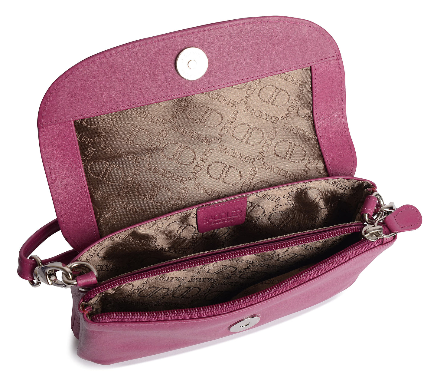 Audrey Leather Crossbody Bag & Clutch - Bascora