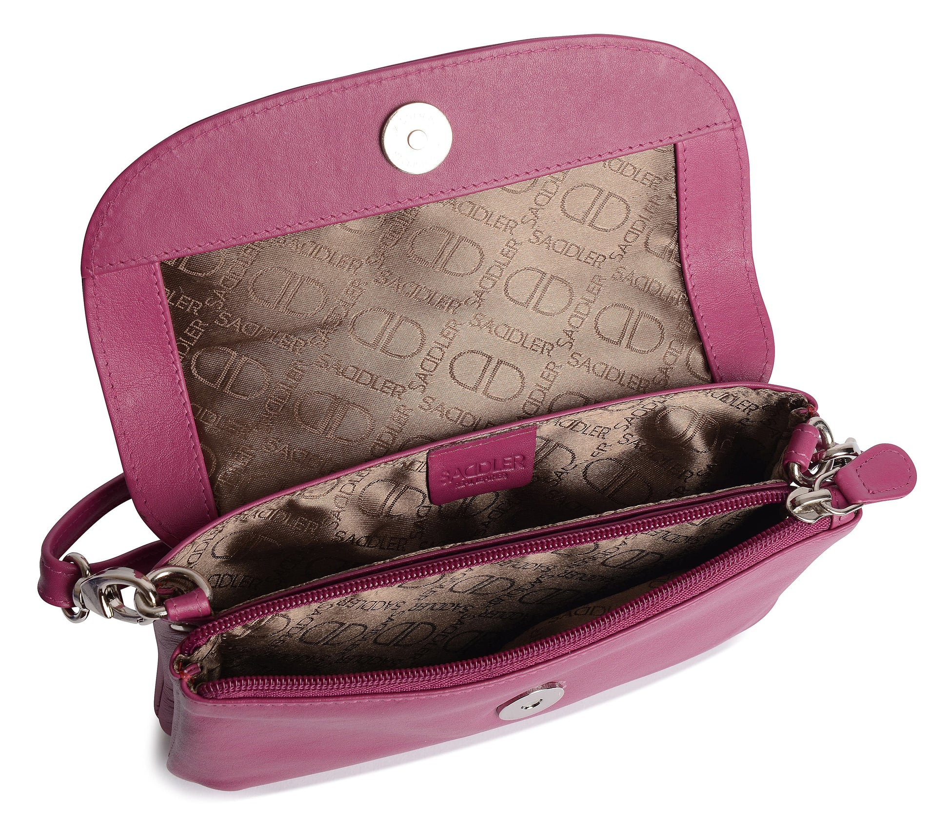 Audrey Leather Crossbody Bag & Clutch - Bascora