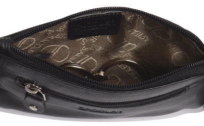 Ellie RFID Leather Coin & Card Purse - Bascora