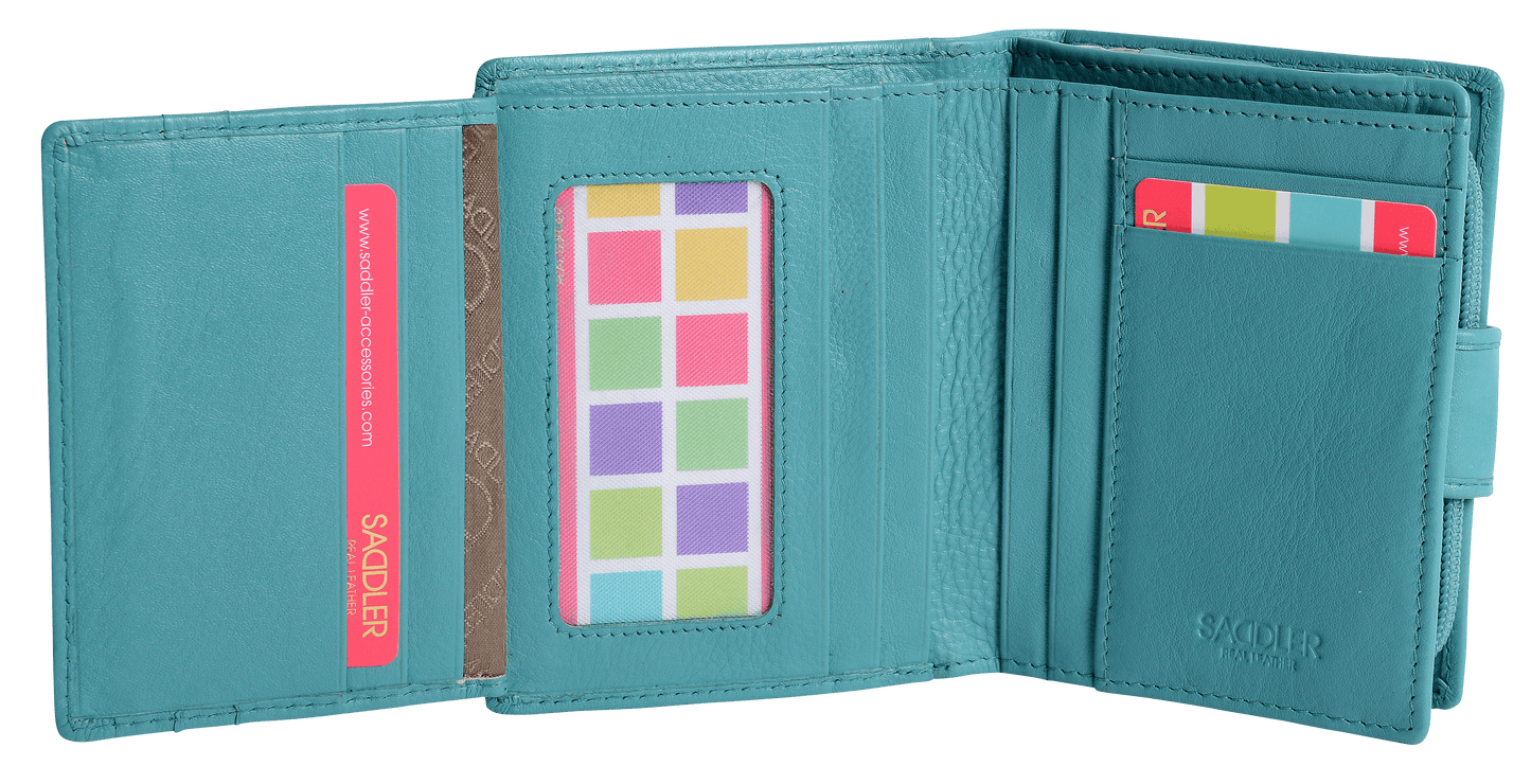 Emily RFID Leather Wallet - Bascora