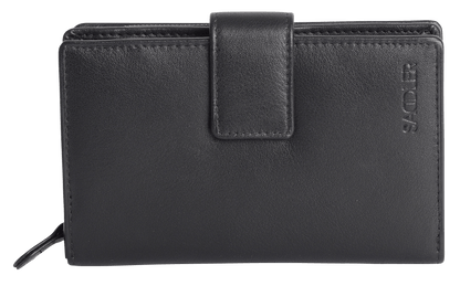 Georgie RFID Leather Double-Sided Purse - Bascora