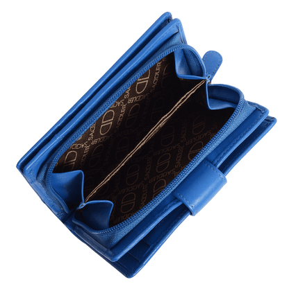 Georgie RFID Leather Double-Sided Purse - Bascora