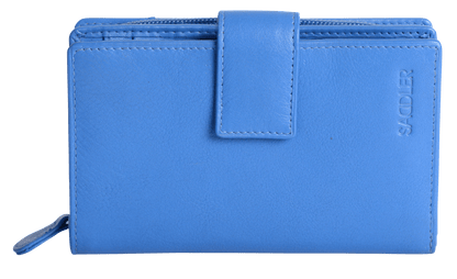 Georgie RFID Leather Double-Sided Purse - Bascora