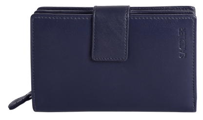 Georgie RFID Leather Double-Sided Purse - Bascora