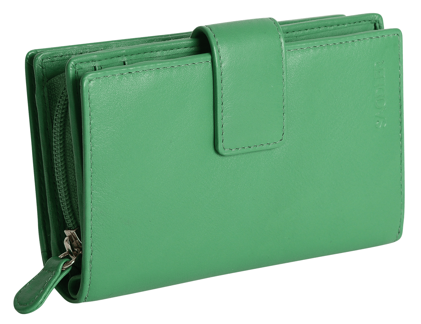 Georgie RFID Leather Double-Sided Purse - Bascora