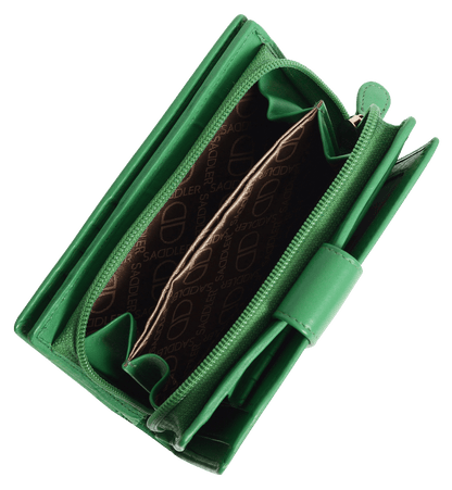 Georgie RFID Leather Double-Sided Purse - Bascora