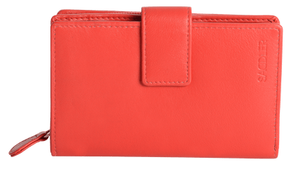 Georgie RFID Leather Double-Sided Purse - Bascora
