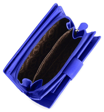 Georgie RFID Leather Double-Sided Purse - Bascora