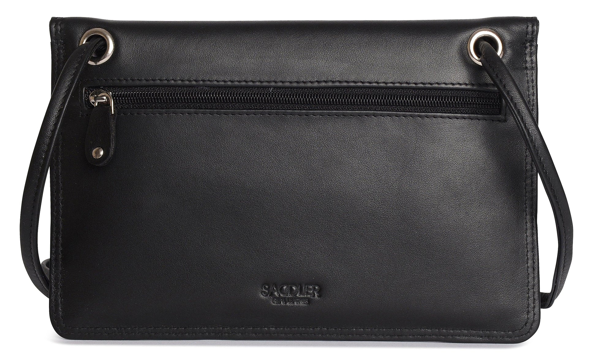 Isabelle RFID Leather Slimline Crossbody Bag - Bascora