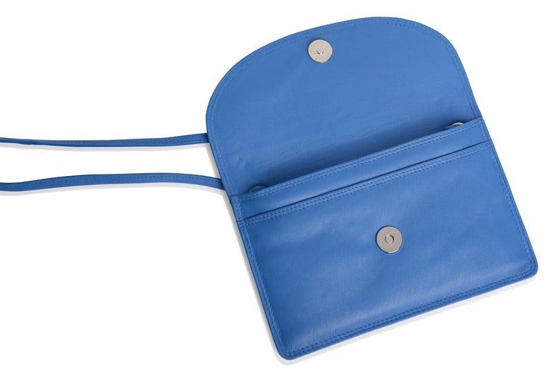 Isabelle RFID Leather Slimline Crossbody Bag - Bascora
