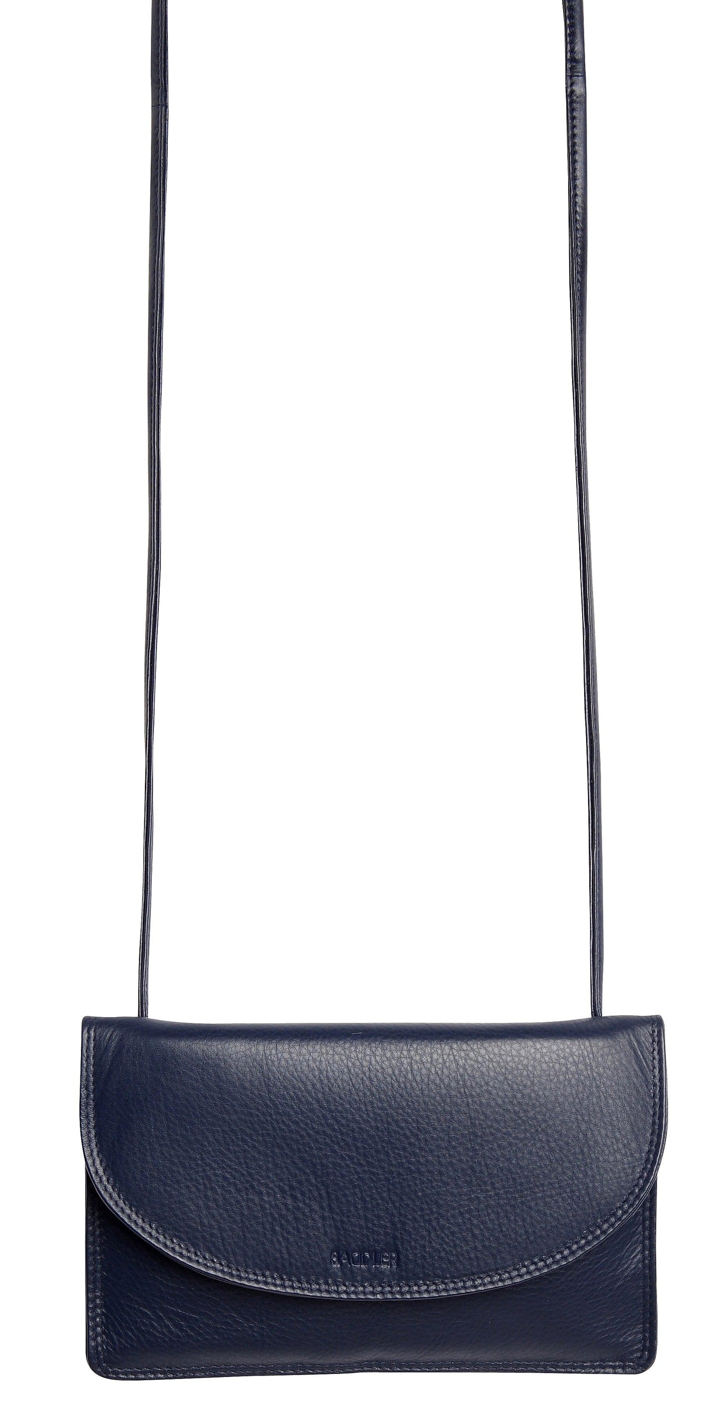 Isabelle RFID Leather Slimline Crossbody Bag - Bascora