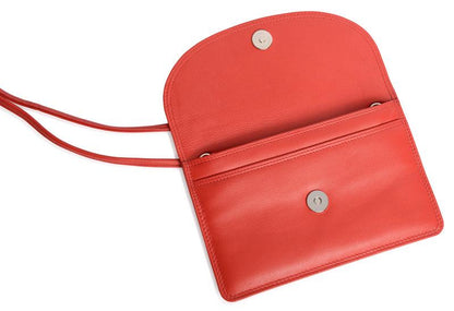 Isabelle RFID Leather Slimline Crossbody Bag - Bascora