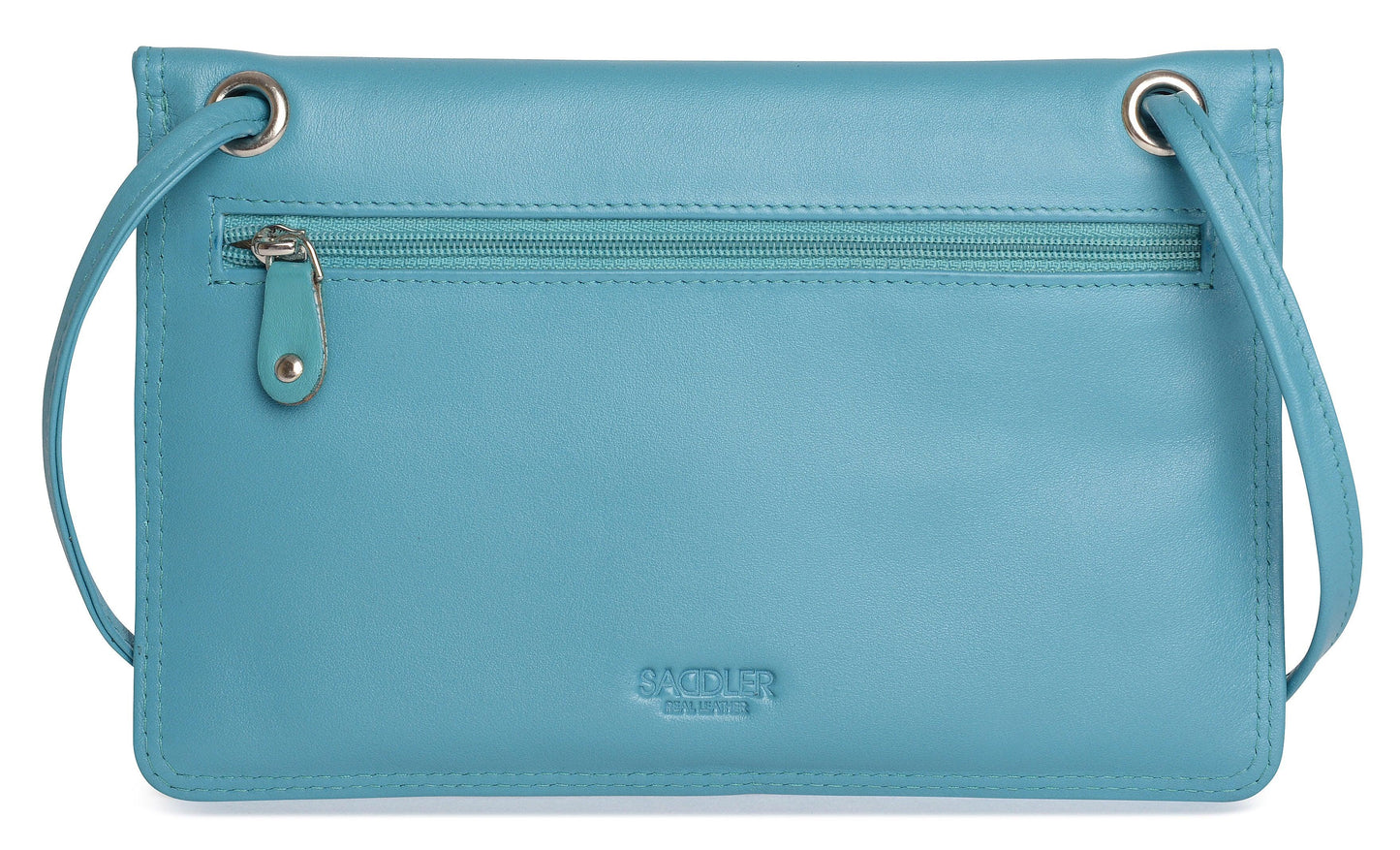 Isabelle RFID Leather Slimline Crossbody Bag - Bascora