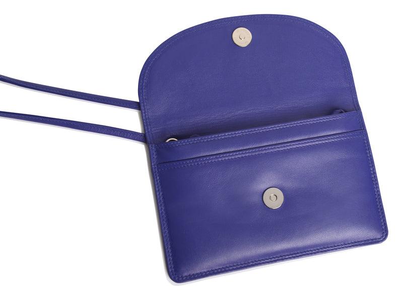 Isabelle RFID Leather Slimline Crossbody Bag - Bascora