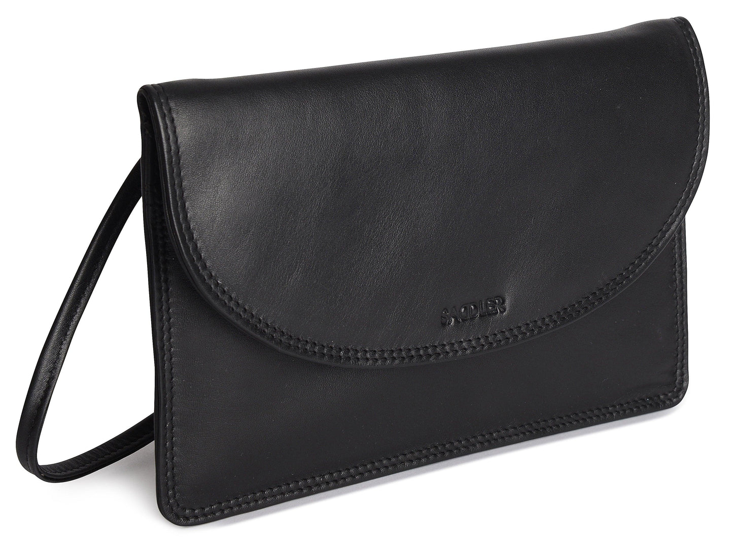 Isabelle RFID Leather Slimline Crossbody Bag - Bascora