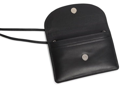 Isabelle RFID Leather Slimline Crossbody Bag - Bascora