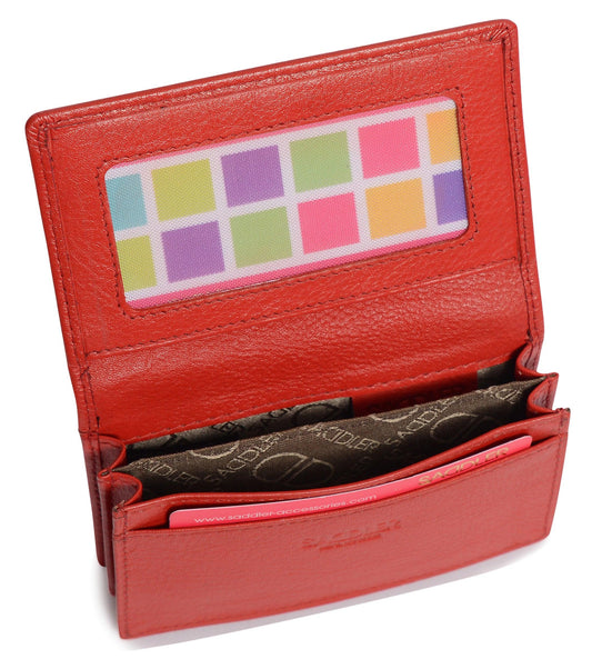 Jessica RFID Leather Card Holder - Bascora