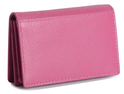 Jessica RFID Leather Card Holder - Bascora